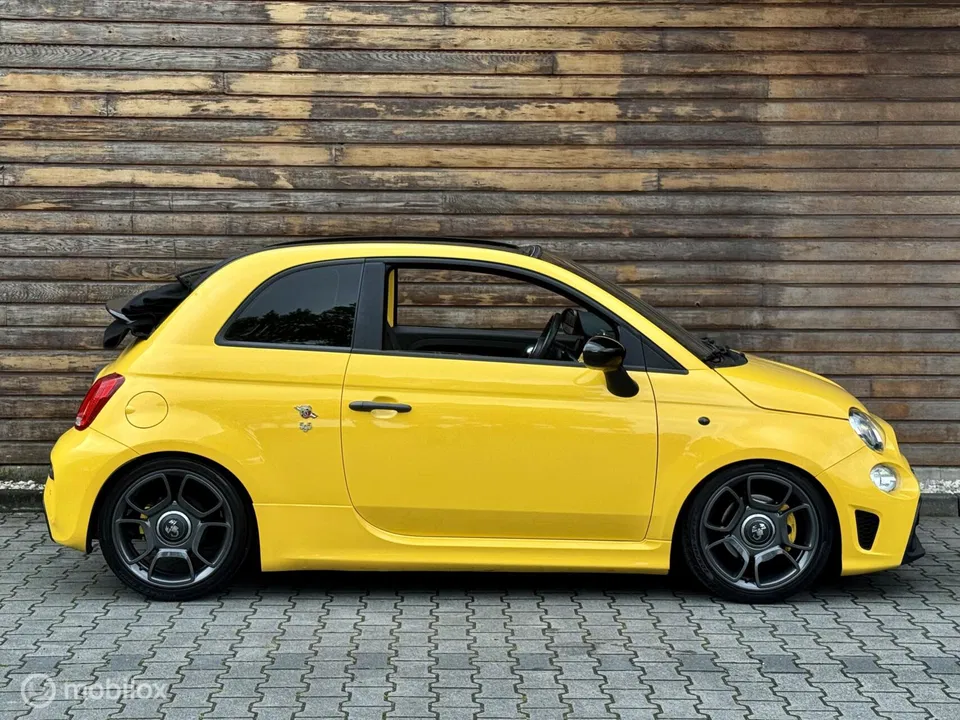 Abarth 595C 1.4 T | Cabrio | Monza | Handbak | Giallo Modena
