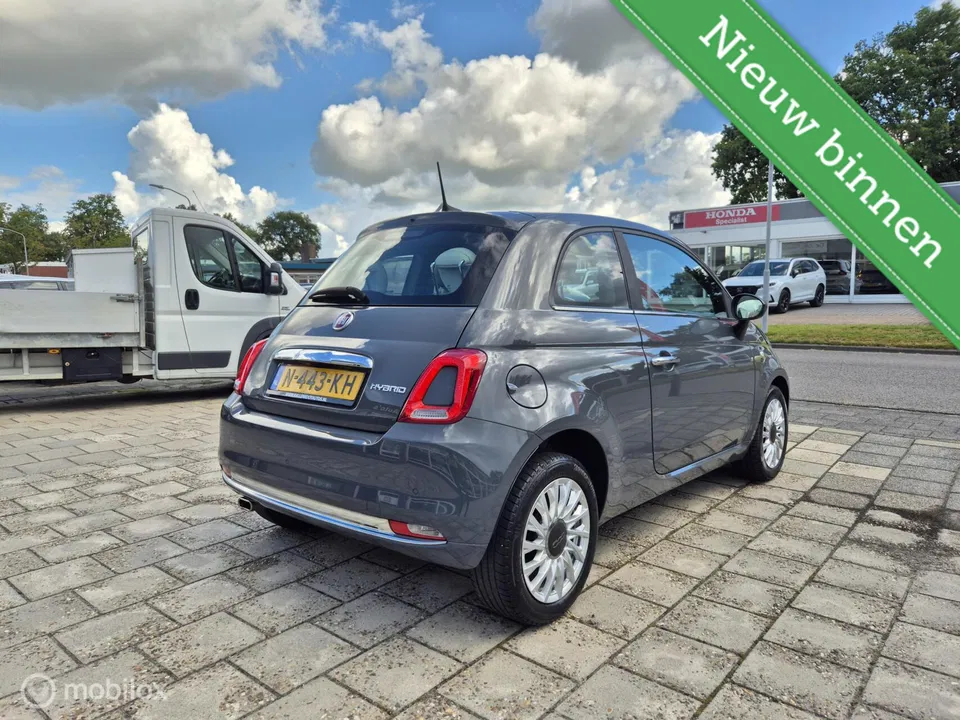 Fiat 500 1.0 Hybrid Dolcevita, Pano, Carplay, Cruise, PDC