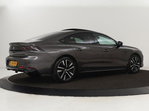 Peugeot 508 1.6 PureTech Blue Lease GT | Panoramadak | Trekhaak | Automaat | 360 Camera | Navigatie | Adaptive Cruise | PHEV | Lane assist | Stoelverwarming | Carplay | Focal audio | Leder| Pilot assist | LED | Getint glas