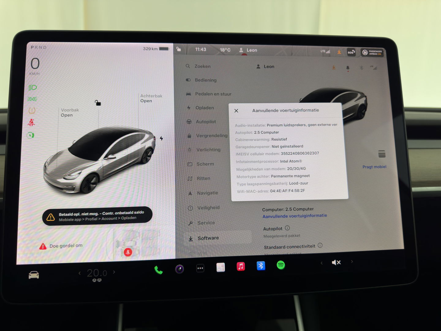 Tesla Model 3 Standard RWD Plus 60 kWh [ 3-Fase ] {SOH-88%} (INCL-BTW) Aut. *PANO | AUTO-PILOT | LUXURY-LEATHER | KEYLESS | FULL-LED | MEMORY-PACK | SURROUND-VIEW | DAB | CARPLAY | DIGI-COCKPIT | LANE-ASSIST | COMFORT-SEATS | 18"ALU*