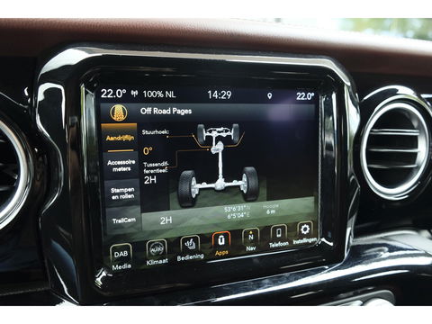 Jeep Wrangler BRUTE Richmond 380pk 4xe Hybrid Diamond leder Navigatie NLauto Stuur+stoelverwarming Clima Cruise 20" LMV CUSTOM!!