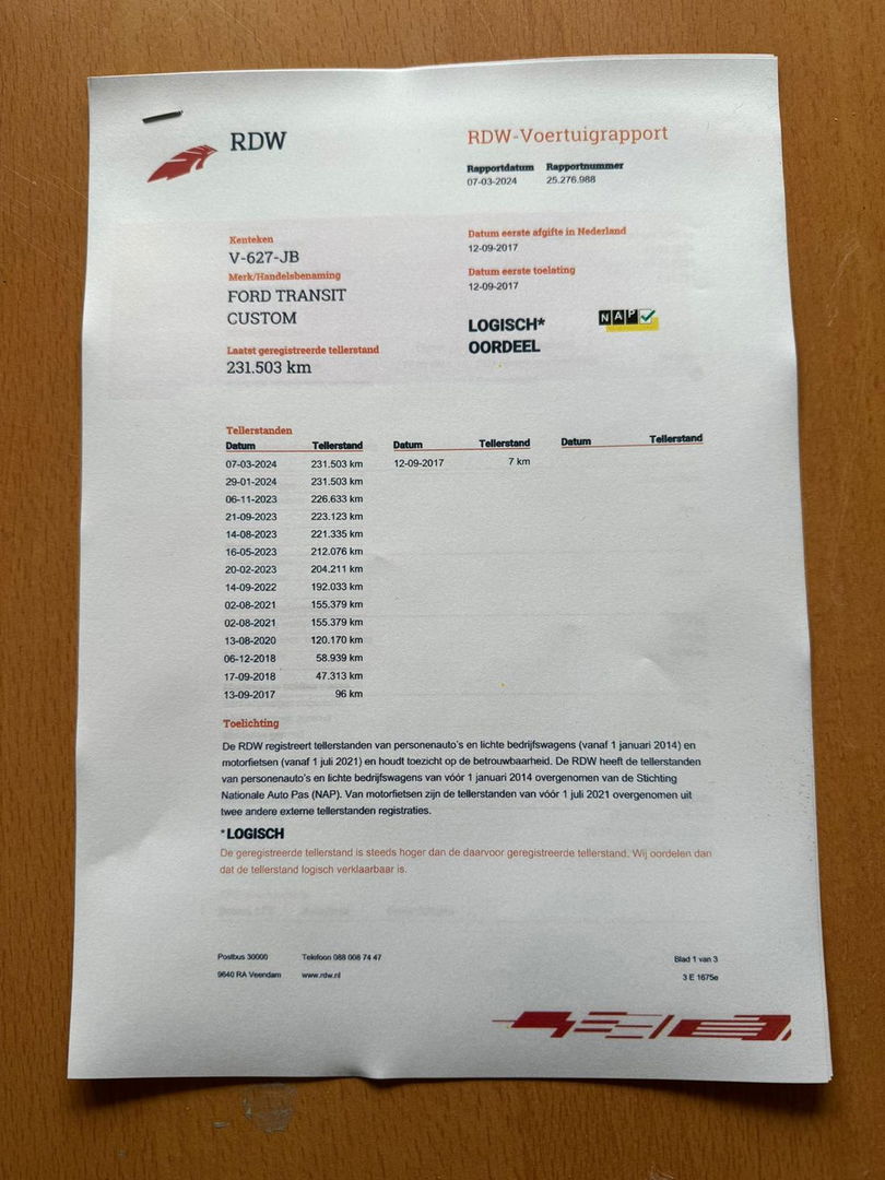Ford Transit Custom 270 2.0 TDCI L1H1 Trend AIRCO / CRUISE CONTROLE / NAVI / EURO 6 / IMPERIAL