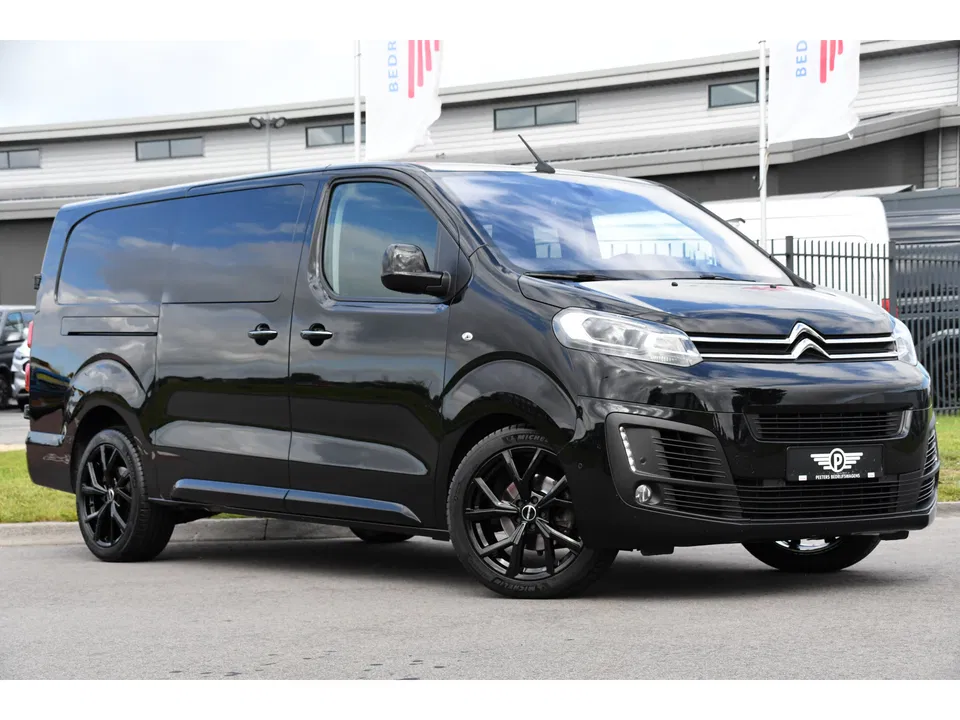 Citroën Jumpy 2.0 BlueHDI 180 DC Black Edition MARGE! Camera, Cruise, 177pk, Automaat, 2 x Schuifdeur, Sensoren, Trekhaak, Uniek!