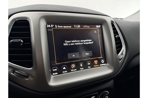 Jeep Compass 1.4 MultiAir 141PK Longitude | Camera | Cruise Control | Clima | Navigatie | PDC | 17"LMV | Carplay