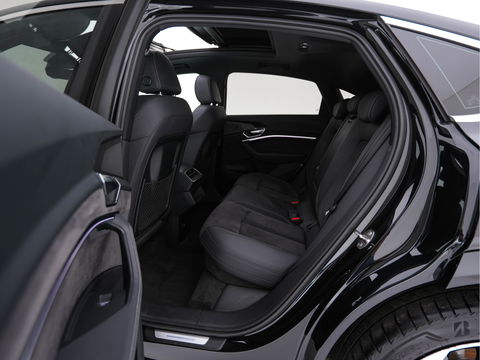 Audi e-tron Sportback 50 Quattro S-line Edition 71 kWh [ 3-Fase ] { SOH-100%} (INCL-BTW) *PANO | LEATHER-FABRIC | FULL-LED | ADAPTIVE-CRUISE | MEMORY-PACK | AIR-SUSPENSION | DIGI-COCKPIT | HEATED-SPORTSEATS | NAVI-FULLMAP | ECC | PDC | CRUISE | 20''ALU*