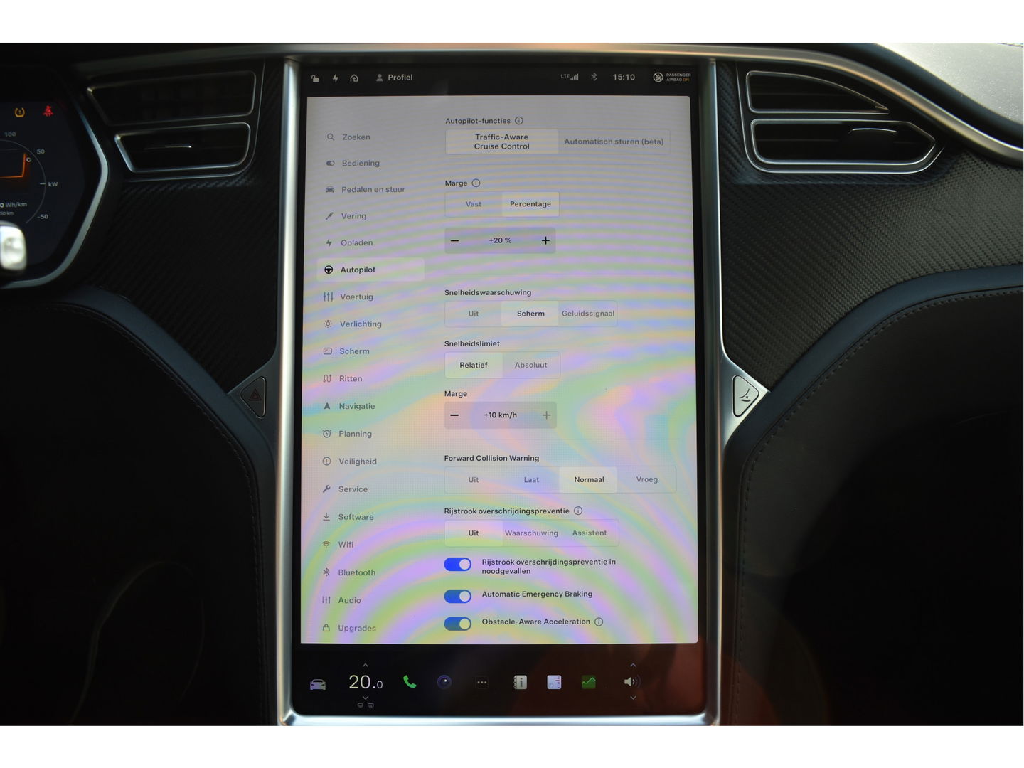 Tesla Model S 75D incl. BTW 334 PK | 4x4 | NL- AUTO | Autopilot | Panoramadak | Luchtvering | Carplay | Camera | 21' inch | Dodehoek detectie | Voorstoelen verwarmd