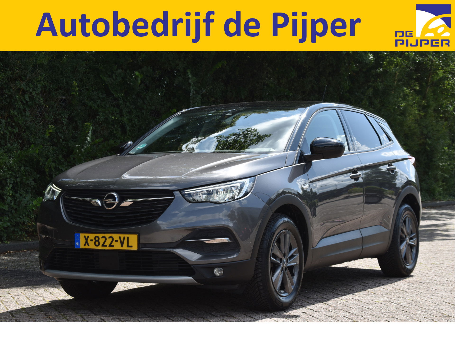 Opel Grandland 1.2 Turbo Elegance 131 PK Winter pakket | DAB | Carplay / Androidauto | Stoelverwarming 4x | Camera | Trekhaak | 4-Seasons | LED verlichting