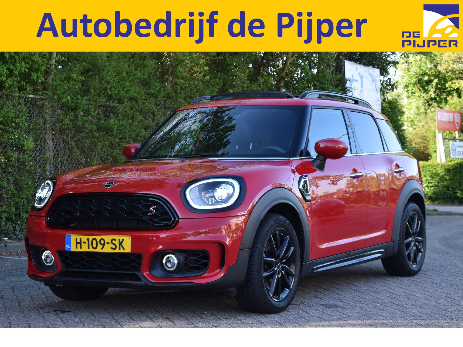 MINI Countryman 2.0 Cooper S 192 PK Hammersmith JCW | NL-Auto | Historie | Keyless | Open dak | Leder | Carplay | Full LED | Zeer netjes