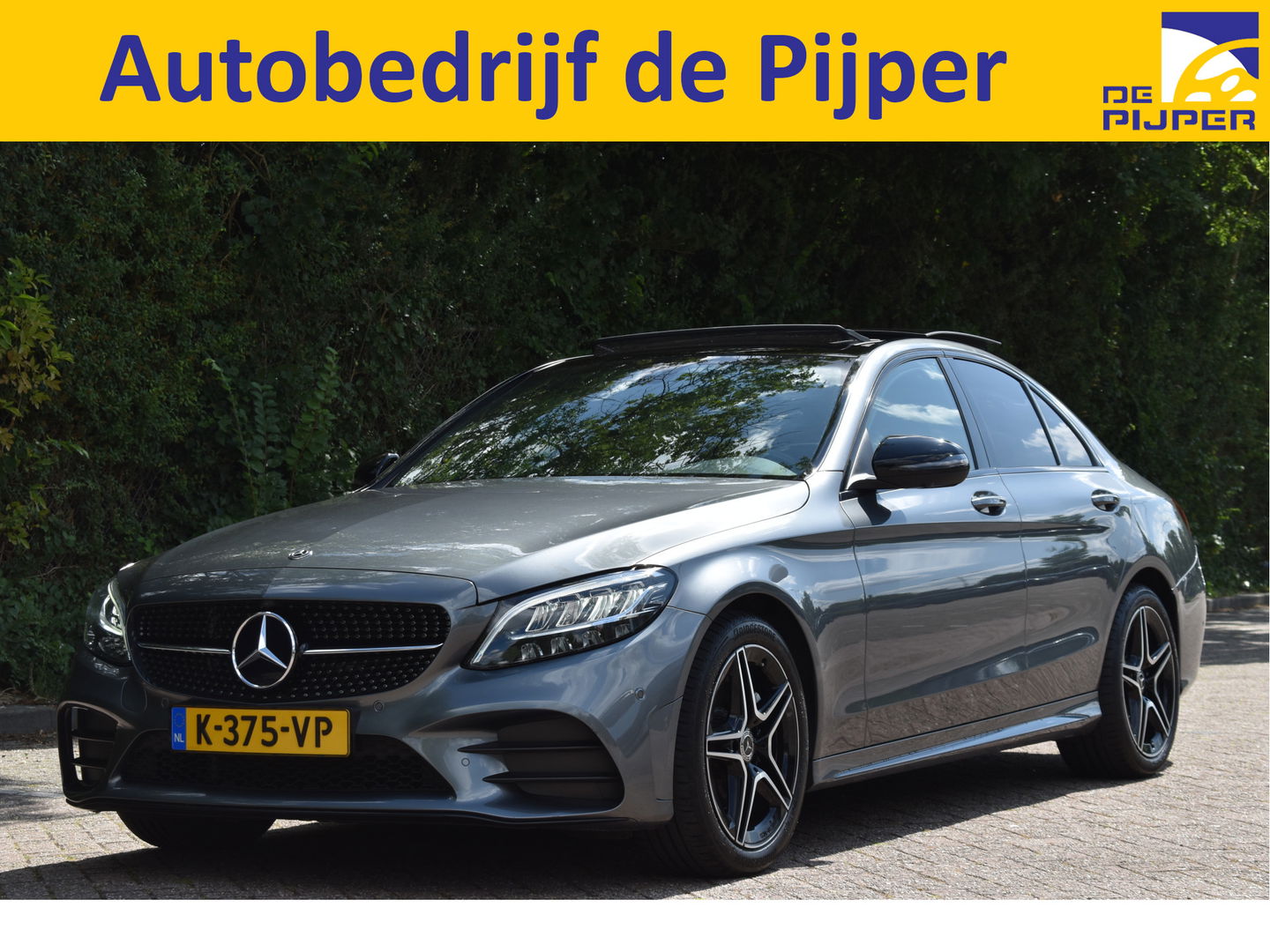 Mercedes-Benz C-Klasse 180 Business Solution AMG | NL-Auto | 360 gr. camera | Pano.dak | Afn.haak | Carplay | Full LED