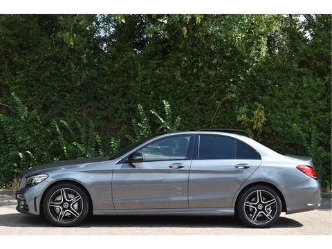 Mercedes-Benz C-Klasse 180 Business Solution AMG | NL-Auto | 360 gr. camera | Pano.dak | Afn.haak | Carplay | Full LED