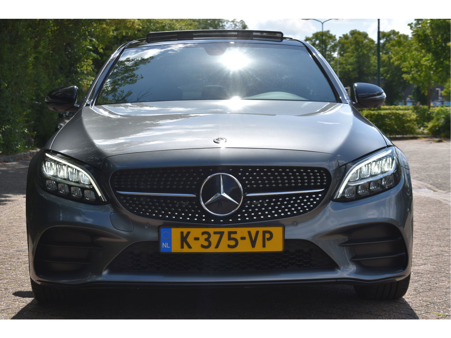 Mercedes-Benz C-Klasse 180 Business Solution AMG | NL-Auto | 360 gr. camera | Pano.dak | Afn.haak | Carplay | Full LED