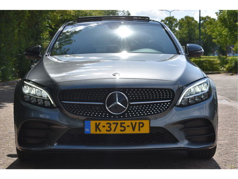 Mercedes-Benz C-Klasse 180 Business Solution AMG | NL-Auto | 360 gr. camera | Pano.dak | Afn.haak | Carplay | Full LED