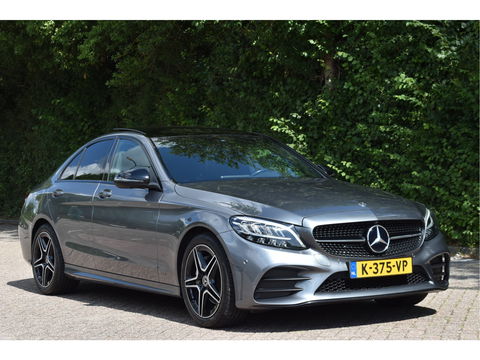 Mercedes-Benz C-Klasse 180 Business Solution AMG | NL-Auto | 360 gr. camera | Pano.dak | Afn.haak | Carplay | Full LED