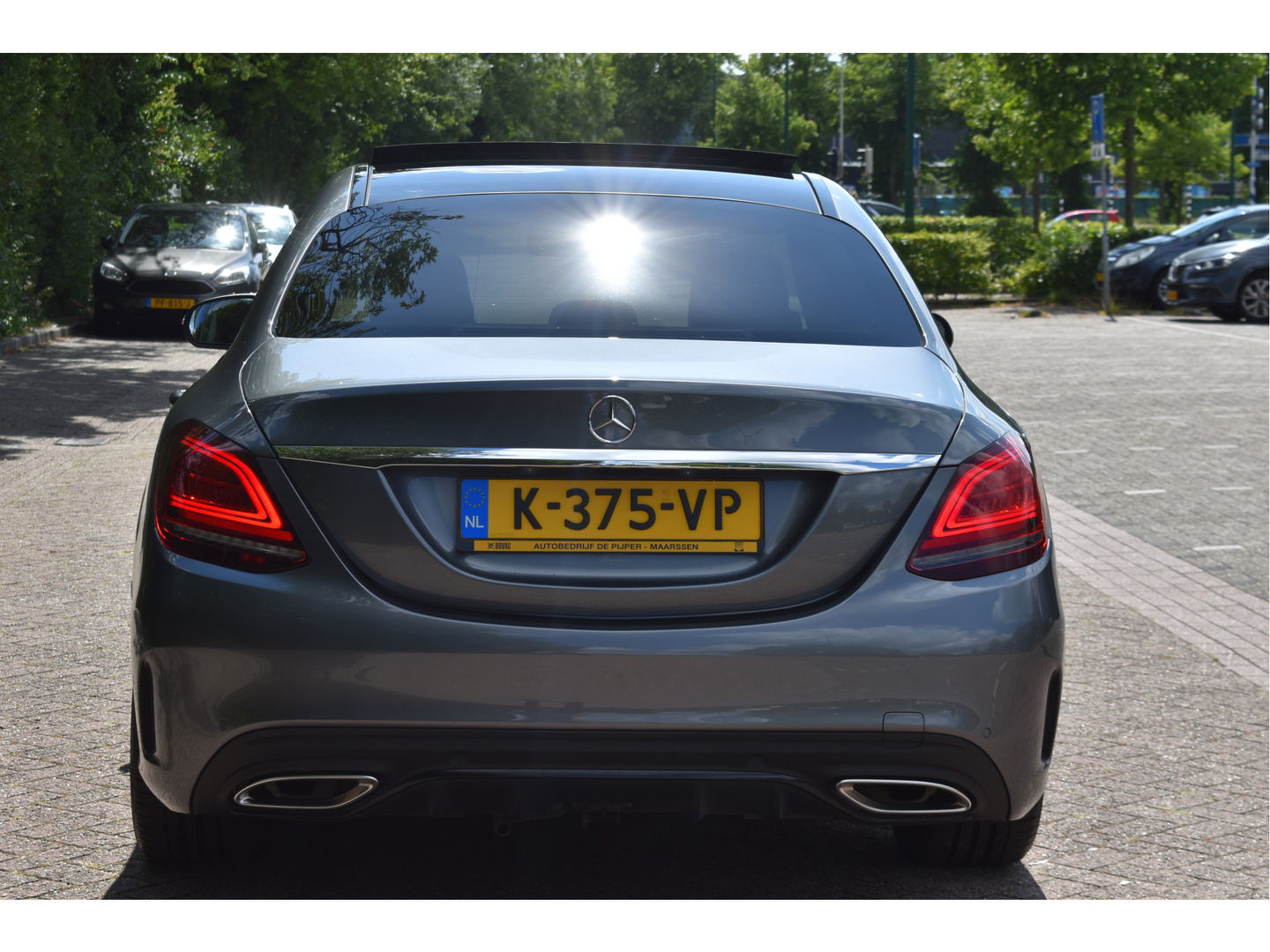 Mercedes-Benz C-Klasse 180 Business Solution AMG | NL-Auto | 360 gr. camera | Pano.dak | Afn.haak | Carplay | Full LED