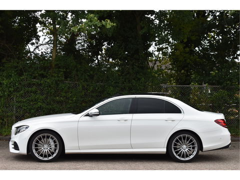Mercedes-Benz E-Klasse 200 Business Solution AMG | Onderh.historie | Standkachel | Burmester | Sfeerverlichting | Open dak | Carplay | Full LED
