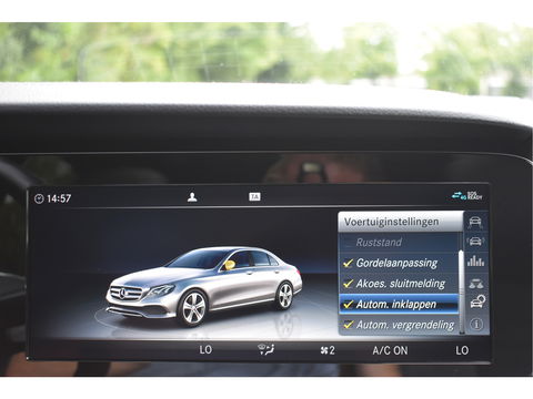 Mercedes-Benz E-Klasse 200 Business Solution AMG | Onderh.historie | Standkachel | Burmester | Sfeerverlichting | Open dak | Carplay | Full LED