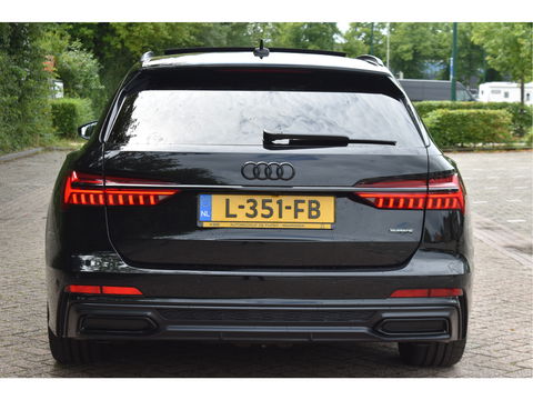 Audi A6 Avant 55 TFSI e quattro Competition 367 PK S-Line 3x | Elekt.haak | Keyless | Open dak | HUD | Carplay | 360 gr.camera | Sfeerverlichting | Full LED | Z+W banden
