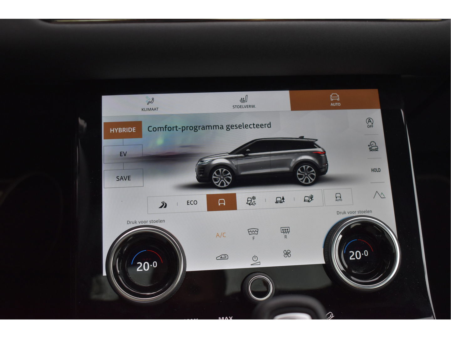 Land Rover Range Rover Evoque AUTOBIOGRAPHY 1.5 P300e AWD R-Dynamic SE 309 pk | Open dak | 360 gr.camera | Keyless | Elekt.stoelen | Carplay | Full LED | 20" Velgen