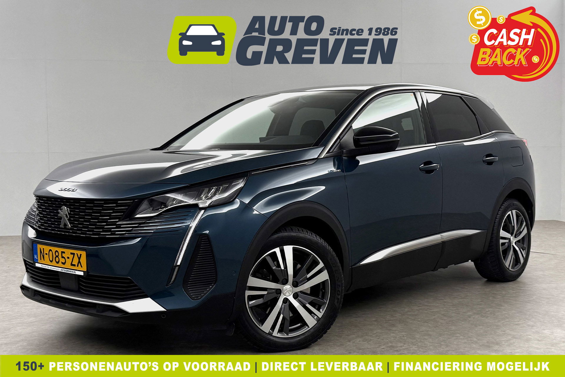 Peugeot 3008 1.6 Hybrid 222PK Allure | 360Camera | Carplay | Virtual Cockpit | LED | Trekhaak | 18''LMV