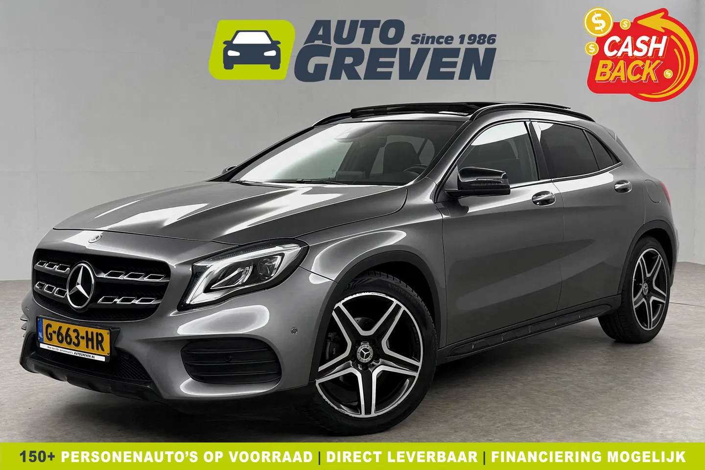 Mercedes-Benz GLA 180 AMG Night Upgrade | Panoramadak | LED | Camera | Carplay | Parkeersensoren | 19''LMV