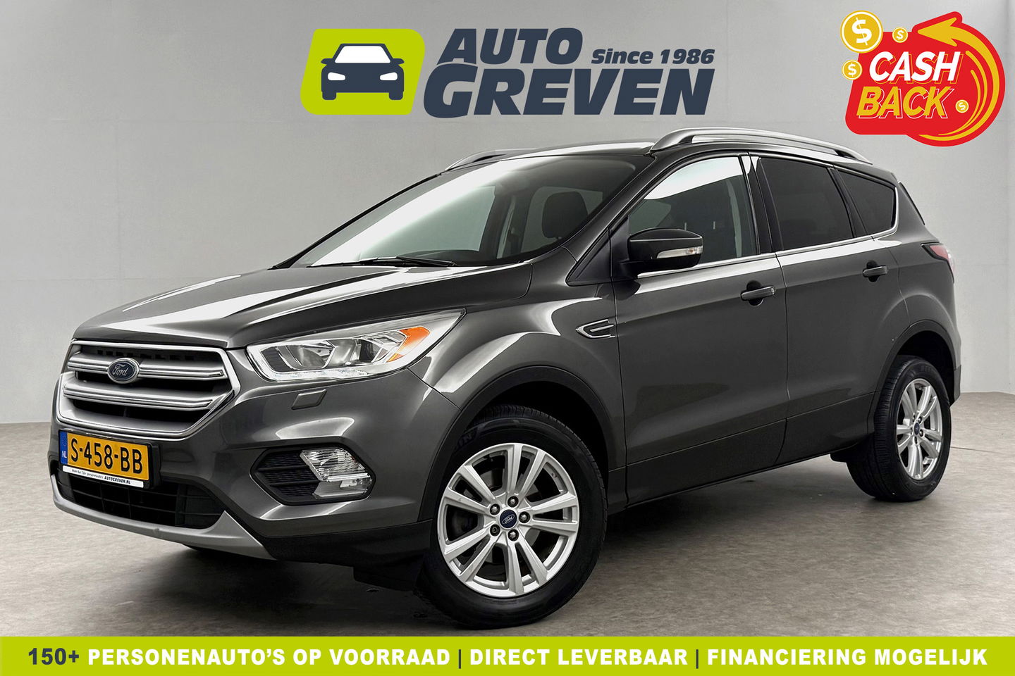 Ford Kuga 1.5 EcoBoost Titanium | LED | Carplay | Clima | Cruisecontrol | Navigatie | Parkeersens. | 17"LMV