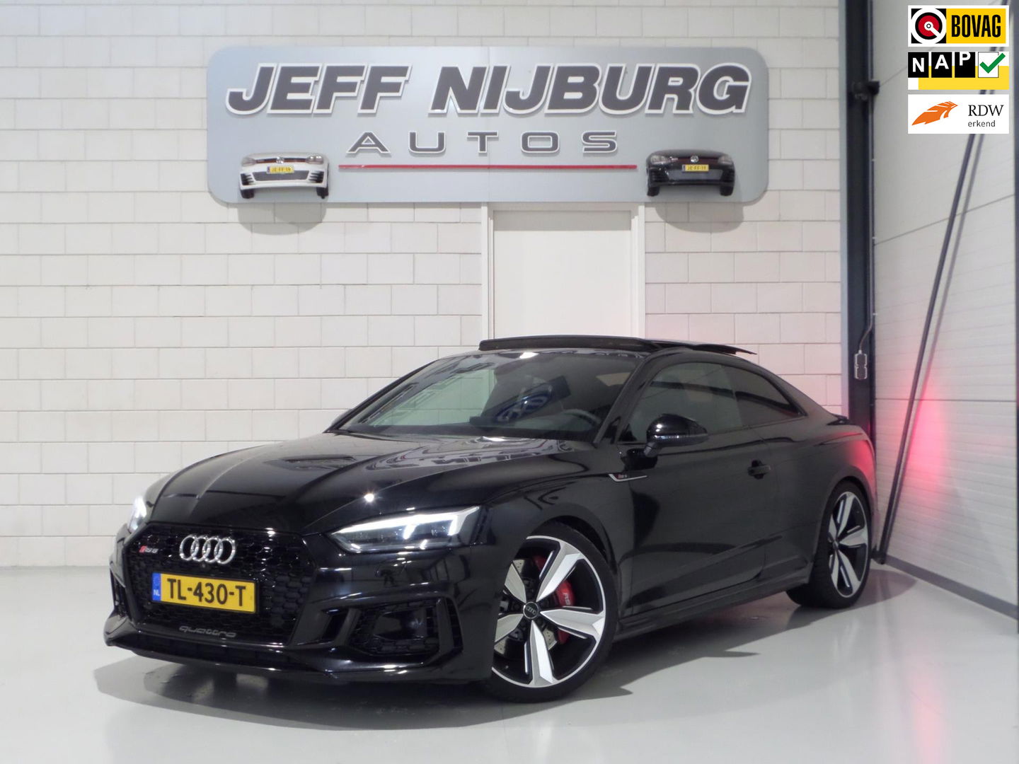 Audi RS5 Coupé 2.9 TFSI Quattro Pano B&O Memory Leder Head-up 360°Camera Massage RS-stoelen Matrix-LED Adaptive-Cruise Lane-assist
