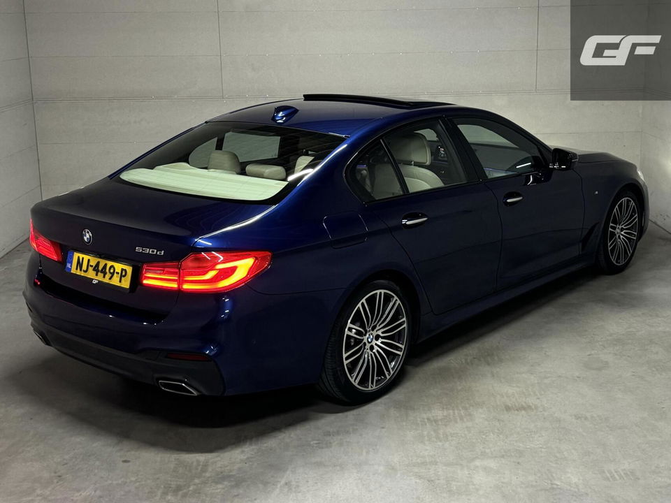 BMW 5 Serie 530d M-Sport Individual Pano HUD 360° Sfeer NAP