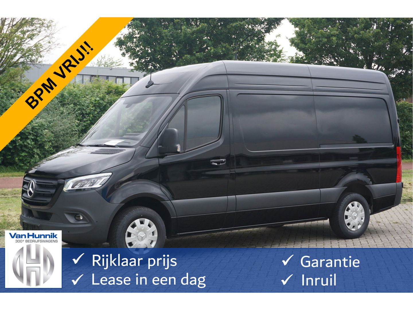 Mercedes-Benz Sprinter 317CDI Pro L2H2 BPM VRIJ!! 10.25" Mbux Cam, Gev. Stoel, 3.5T Trekgewicht, LED!! NR. A720*