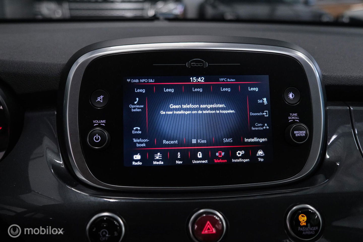 Fiat 500X 1.6 PopStar | Leder | Navigatie | Bluetooth | cruise | rijklaarprijs |