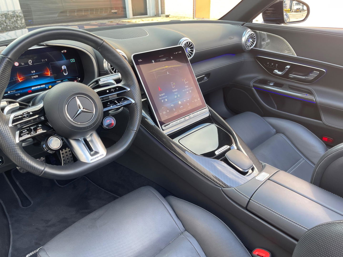 Mercedes-Benz SL-Klasse Roadster AMG 43 V8-STYLING*NIGHT-PAKET*BURMESET HEAD-UP 21"AMG