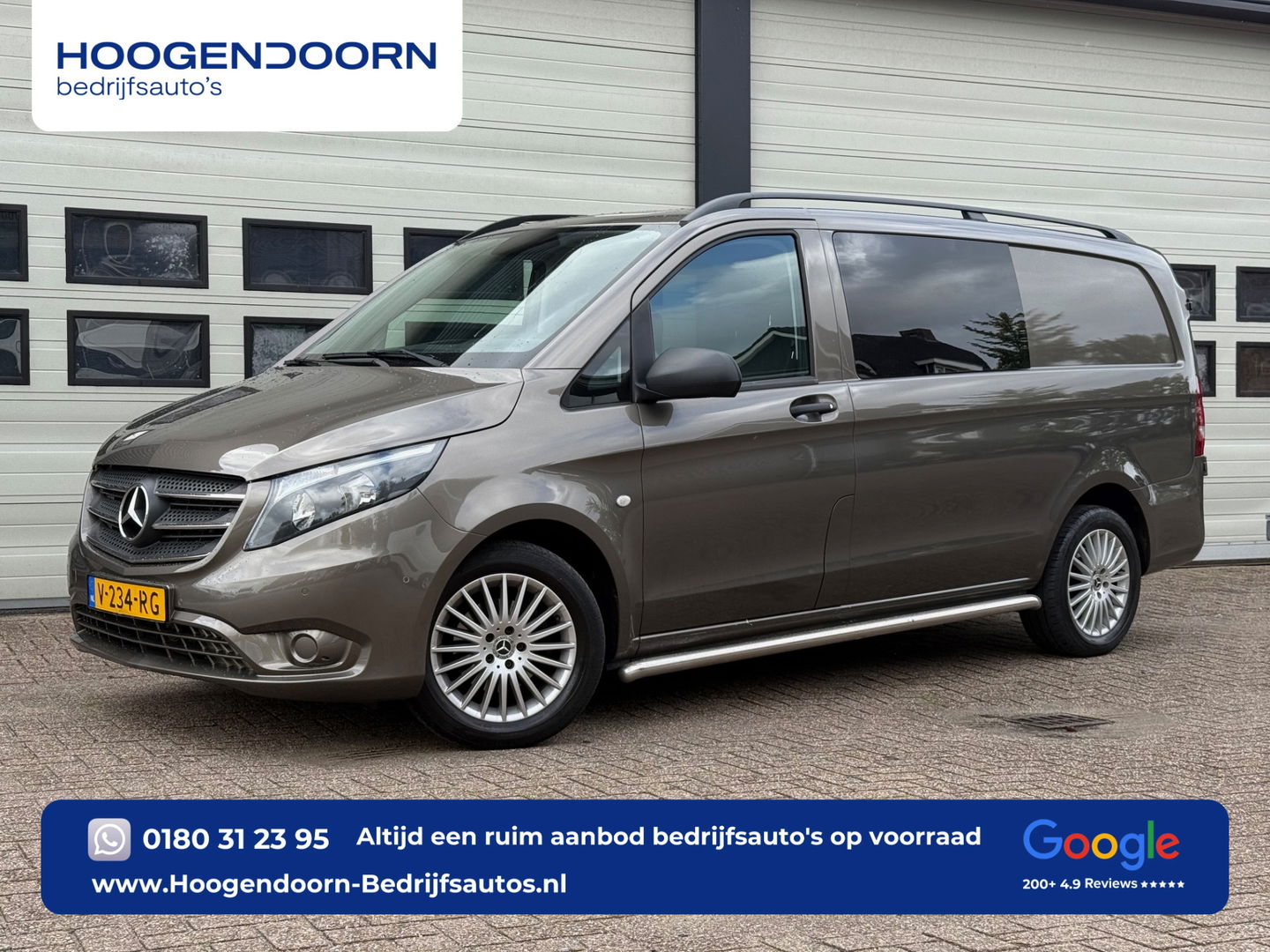 Mercedes-Benz Vito 114 CDI Automaat Euro 6 - L2 Lang - DC 5 Pers. - 1ste Eigenaar NL Auto
