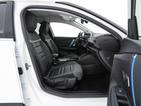 Citroën Ë-C4 Shine 50 kWh [ 3-Fase ] Aut *HEAD-UP | FULL-LED | LEATHER-MICROFIBRE | CAMERA | DIGI-COCKPIT | NAVI-FULLMAP | KEYLESS | COMFORT-SEATS | ECC | LANE-ASSIST | PDC | CCS-FASTLOADER | CRUISE | CARPLAY | 18''ALU*