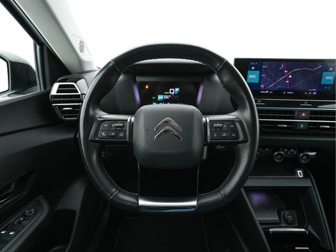 Citroën Ë-C4 Shine 50 kWh [ 3-Fase ] Aut *HEAD-UP | FULL-LED | LEATHER-MICROFIBRE | CAMERA | DIGI-COCKPIT | NAVI-FULLMAP | KEYLESS | COMFORT-SEATS | ECC | LANE-ASSIST | PDC | CCS-FASTLOADER | CRUISE | CARPLAY | 18''ALU*