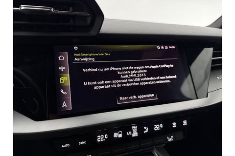 Audi A3 30 TFSI S-Line | LED | Virtual Cockpit | Carplay | Cruisecontrol | Navigatie | Parkeersens. | 18''LMV