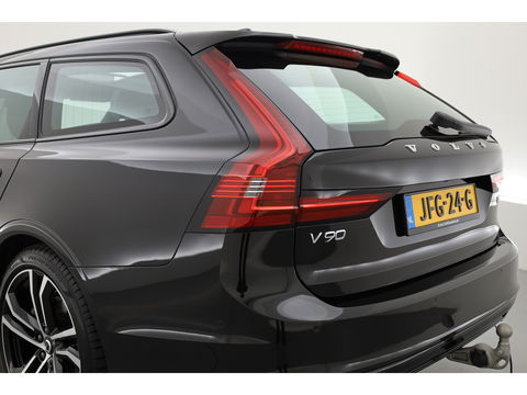Volvo V90 T8 Recharge Ultra Dark | Luchtvering | Pano | HUD | Elek. Trekhaak | Harman Kardon | Memory seats