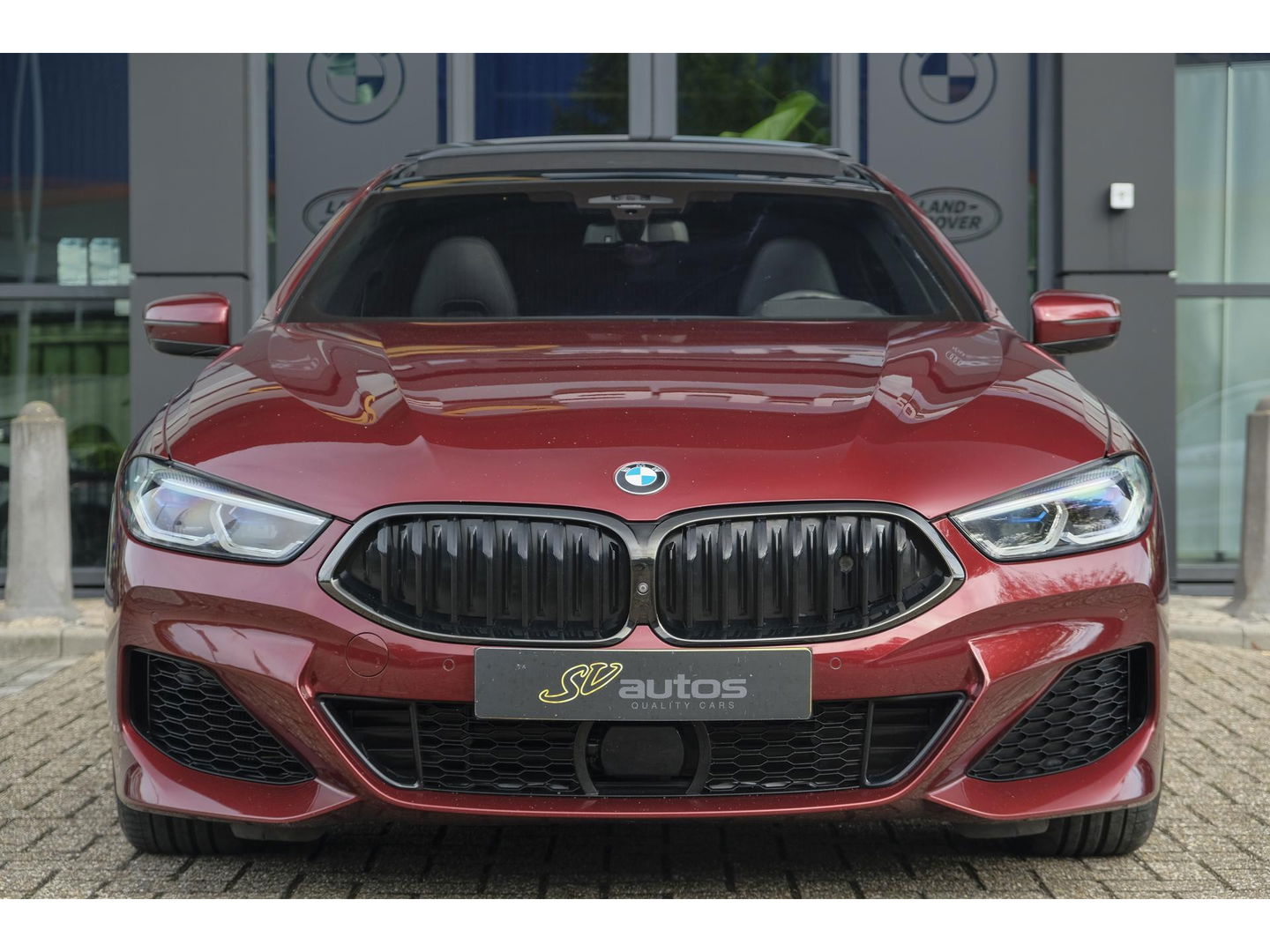 BMW 8 Serie Gran Coupé 840i 333pk M-sport xDrive Panoramadak M8 seats Bowers&Wilkins Stoelkoeling Aventurin Rot 20" LMV