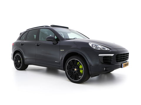 Porsche Cayenne 3.0 S E-Hybrid (INCL-BTW) *PANO | LUXURY-LEATHER | BI-XENON | BOSE-SOUND | MEMORY-PACK | HEATED-COMFORTSEATS | PRIVACY-GLASS | CAMERA | NAVI-FULLMAP | ECC | PDC | CRUISE | 21''ALU*