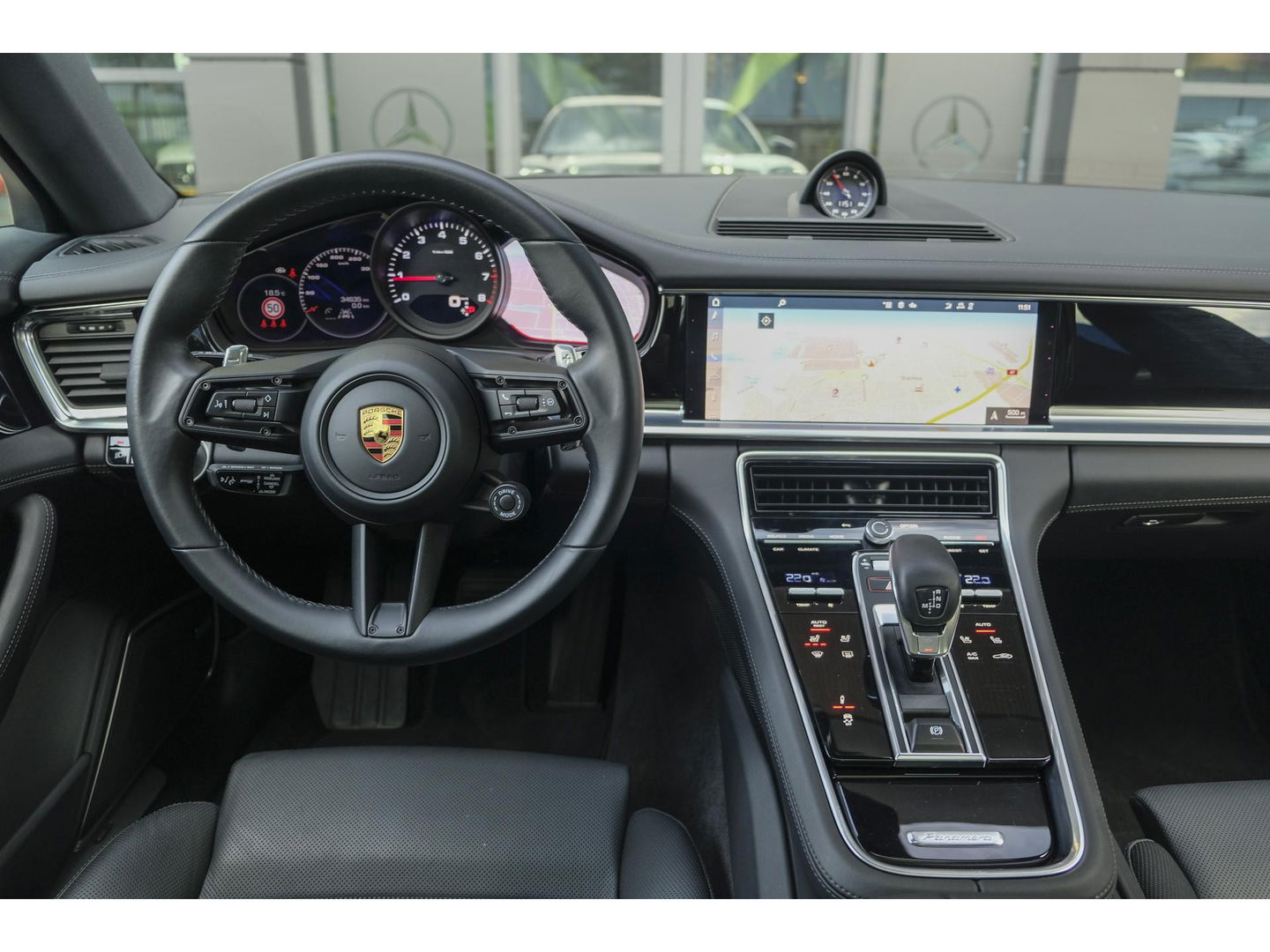 Porsche Panamera Sport Turismo 4 2.9 V6 330pk Sport design Adaptieve sportstoelen Sportuitlaat Luchtvering Stoelkoeling Bose Adaptive cruise 21" LMV