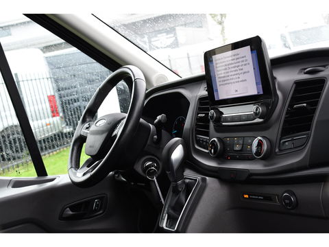 Ford Transit 2.0 TDCI L2H2 DC Raptor Grill Camera, Cruise, Carplay, Stoelverwarming, 130pk, Automaat, Multimedia, 2 x Schuifdeur, Uniek!