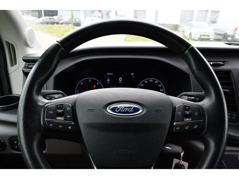 Ford Transit 2.0 TDCI L2H2 DC Raptor Grill Camera, Cruise, Carplay, Stoelverwarming, 130pk, Automaat, Multimedia, 2 x Schuifdeur, Uniek!