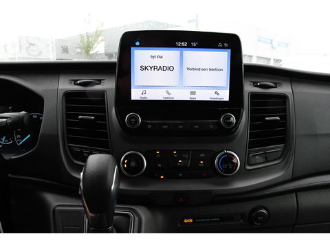 Ford Transit 2.0 TDCI L2H2 DC Raptor Grill Camera, Cruise, Carplay, Stoelverwarming, 130pk, Automaat, Multimedia, 2 x Schuifdeur, Uniek!