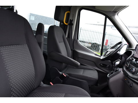 Ford Transit 2.0 TDCI L2H2 DC Raptor Grill Camera, Cruise, Carplay, Stoelverwarming, 130pk, Automaat, Multimedia, 2 x Schuifdeur, Uniek!