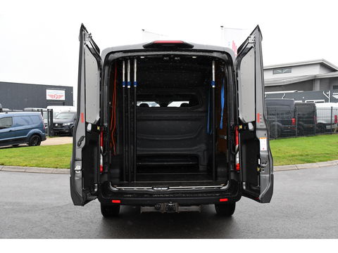 Ford Transit 2.0 TDCI L2H2 DC Raptor Grill Camera, Cruise, Carplay, Stoelverwarming, 130pk, Automaat, Multimedia, 2 x Schuifdeur, Uniek!