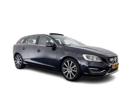 Volvo V60 2.4 D6 AWD Plug-In Hybrid Summum Aut. *PANO | LUXURY-LEATHER | BI-XENON | ADAPTIVE-CRUISE | BLINDSPOT | MEMORY-PACK | HEATED-SPORTSEATS | NAVI-FULLMAP | CAMERA | ECC | PDC | TOWBAR | 18''ALU*