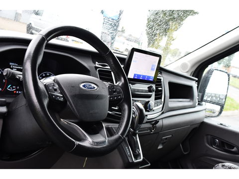 Ford Transit 350 2.0 TDCI L3H2 Black Edition Camera, Cruise, Carplay, 185pk, Xenon, Multimedia, Automaat, Trekhaak, Sensoren, Uniek!