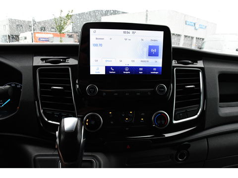 Ford Transit 350 2.0 TDCI L3H2 Black Edition Camera, Cruise, Carplay, 185pk, Xenon, Multimedia, Automaat, Trekhaak, Sensoren, Uniek!