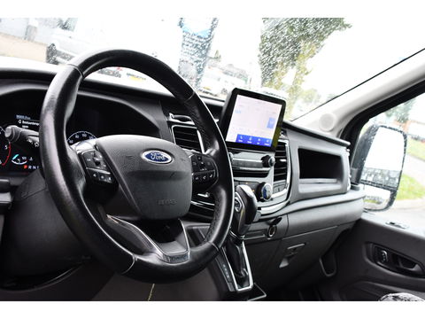 Ford Transit 350 2.0 TDCI L3H2 Black Edition Camera, Cruise, Carplay, 185pk, Xenon, Multimedia, Automaat, Trekhaak, Sensoren, Uniek!