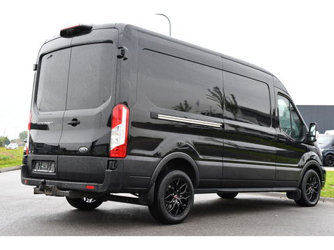 Ford Transit 350 2.0 TDCI L3H2 Black Edition Camera, Cruise, Carplay, 185pk, Xenon, Multimedia, Automaat, Trekhaak, Sensoren, Uniek!