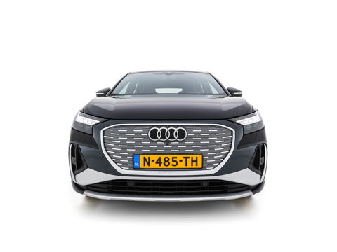 Audi Q4 Sportback e-tron 40 S-Line Edition 77 kWh [ 3-Fase ] {SOH-92%} (INCL-BTW) *HEAT-PUMP | LEATHER-FABRIC | MATRIX-LED | ADAPTIVE-CRUISE | AMBIENT-LIGHT | DIGI-COCKPIT | AUDI-SOUND | DAB+ | KEYLESS | SHIFT-PADDLES | CAMERA | HEATED-SPORTSEATS | 20''ALU*