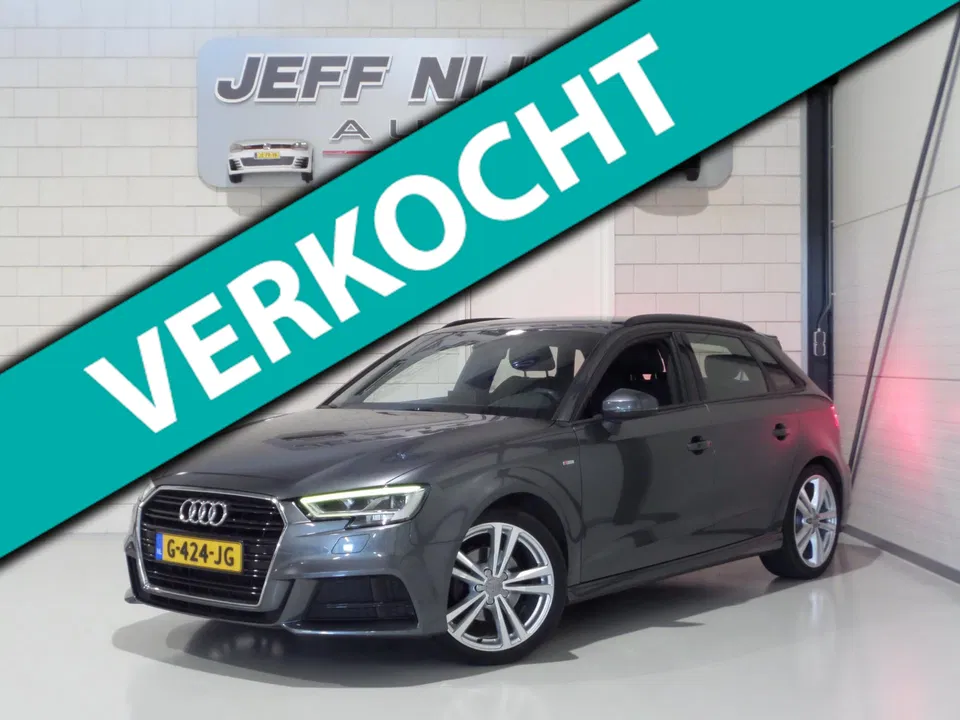 Audi A3 Sportback 1.0 TFSI Advance Sport 2X S-Line "Origineel NL!" Virtual Full-LED Stoelverwarming, van 2e eigenaar in nieuwstaat
